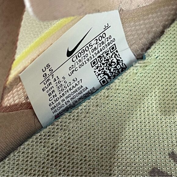 Nike Vista Lite Fossil Stone Low Top Chunky Running Shoes Women's Size 9.5 - Picture 6 of 11